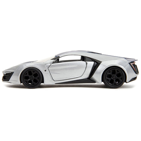 Lykan Hypersport Silver Metallic and Purple "Pink Slips" Series 1/32 Diecast Model Car by Jada-Jada-ModelCars.com