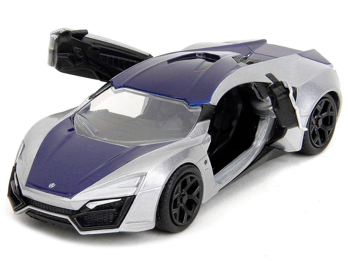 Lykan Hypersport Silver Metallic and Purple "Pink Slips" Series 1/32 Diecast Model Car by Jada-Jada-ModelCars.com