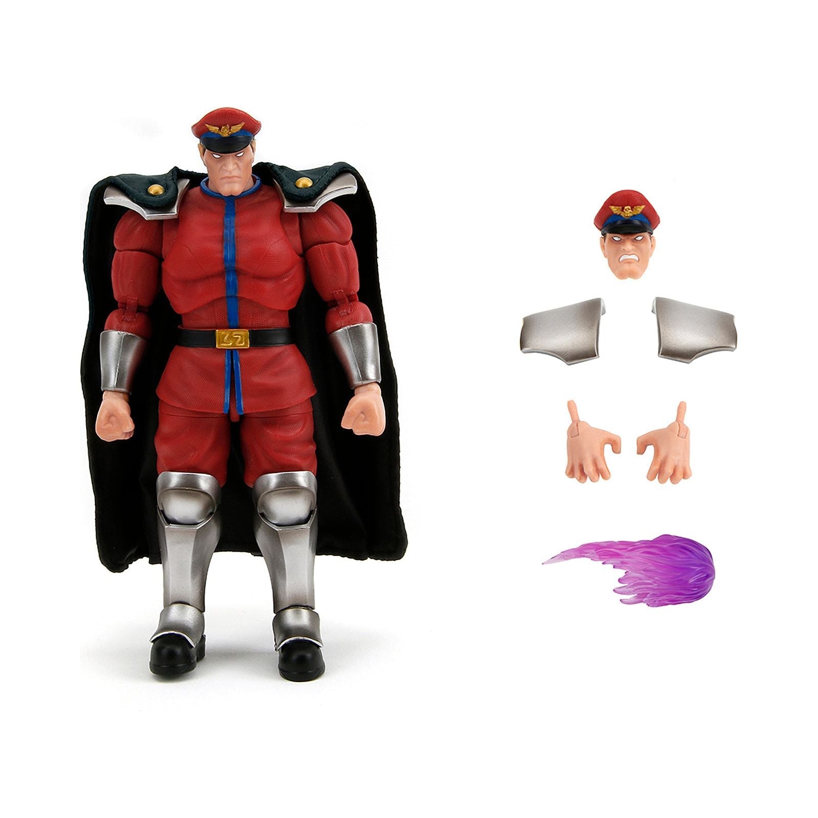 M. Bison 6" Moveable Figure with Accessories and Alternate Head and Hands "Ultra Street Fighter II: The Final Challengers" (2017) Video Game Model by Jada - Jada - ModelCars.com