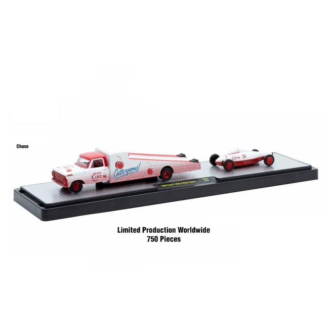 M2 Auto Haulers "Coca-Cola" Set of 3 pieces Release 34 Limited Edition to 8000 pieces Worldwide 1/64 Diecast Models by M2 Machines-M2-ModelCars.com