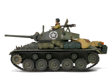 M24 Chaffee Light Tank "8th Armored Division 36th Tank Batallion, Rheinberg Germany World War II" (1945) United States Army "Armoured Fighting Vehicle" Series 1/32 Diecast Model by Forces of Valor-Forces Of Valor-ModelCars.com