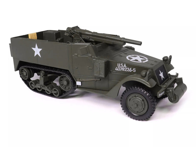 M3 Gun Motor Carriage with 75mm M1897A4 Gun Olive Drab "United States Army" 1/43 Diecast Model by Militaria Die Cast-Militaria Die Cast-ModelCars.com