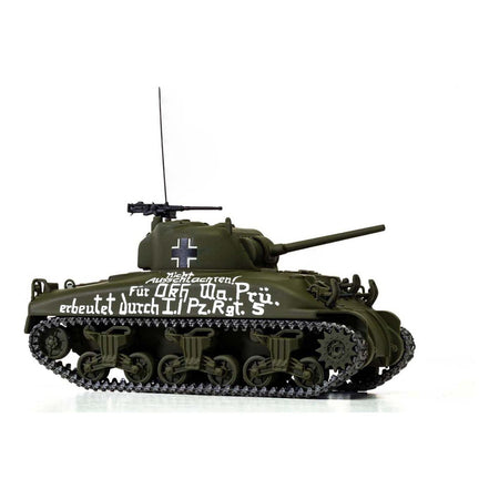M4A1 Sherman Medium Tank "BeutePanzer (Trophy Tank) US Army North African Campaign Captured by L./PzRgt 5 Tunisia" (1943) German Army "Military Legends" Series 1/50 Diecast Model by Corgi-Corgi-ModelCars.com