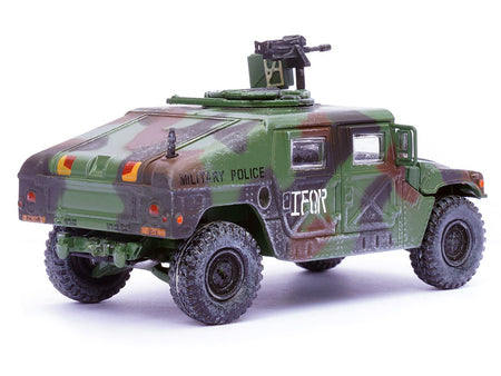 M988 Modern 4×4 Utility Vehicle with Grenade Launcher Camouflage "Military Police 65th Company 519th MP Battalion IFOR HQ ARRC Forward Brcko Bosnia and Herzegovina" (1996) "Military Miniature" Series 1/64 Diecast Model by Panzerkampf-Panzerkampf-ModelCars.com