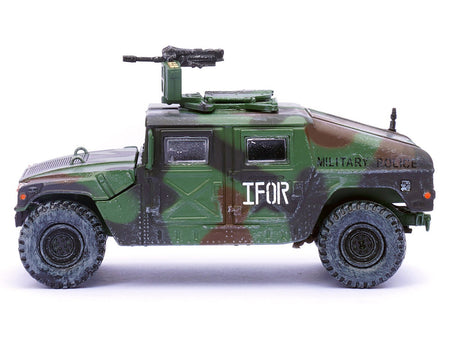 M988 Modern 4×4 Utility Vehicle with Grenade Launcher Camouflage "Military Police 65th Company 519th MP Battalion IFOR HQ ARRC Forward Brcko Bosnia and Herzegovina" (1996) "Military Miniature" Series 1/64 Diecast Model by Panzerkampf-Panzerkampf-ModelCars.com