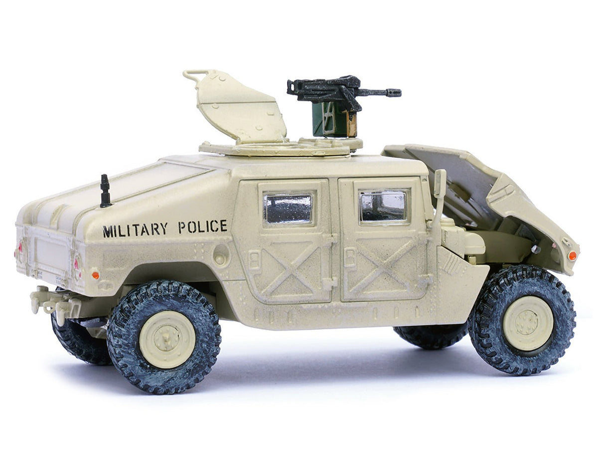 M988 Modern 4×4 Utility Vehicle with Grenade Launcher Desert Sand "Military Police 4th Traffic Platoon A company 92nd MP Battalion 89th MP Brigade Ad Daman Saudi Arabia Gulf War" (1990) "Military Miniature" Series 1/64 Diecast Model by Panzerkampf-Panzerkampf-ModelCars.com