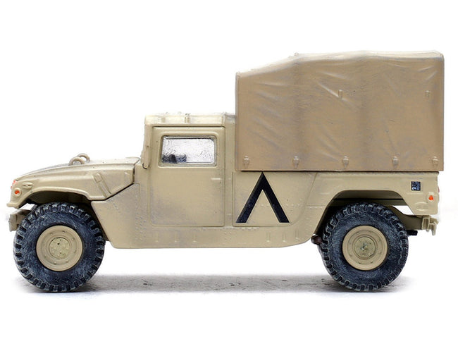 M998 HMMWV "1st Battalion 37th Armored Regiment 3rd Combat Brigade 1st Armored Division Gulf War Iraq" (1991) United States Army "Military Miniature" Series 1/64 Diecast Model by Panzerkampf-Panzerkampf-ModelCars.com