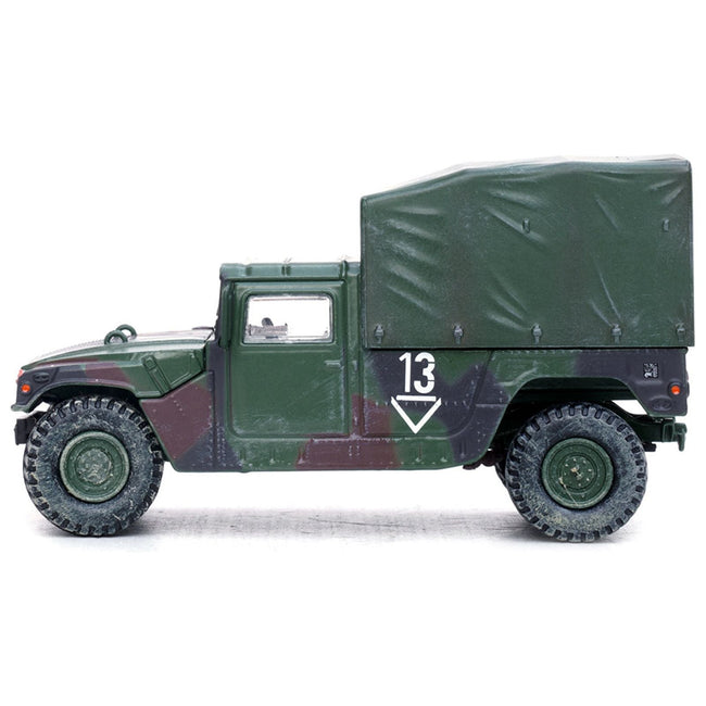 M998 HMMWV "2nd Battalion 3rd Field Artillery Regiment 1st Armored Division Stationed in Germany" (1999) United States Army "Military Miniature" Series 1/64 Diecast Model by Panzerkampf - Panzerkampf - ModelCars.com