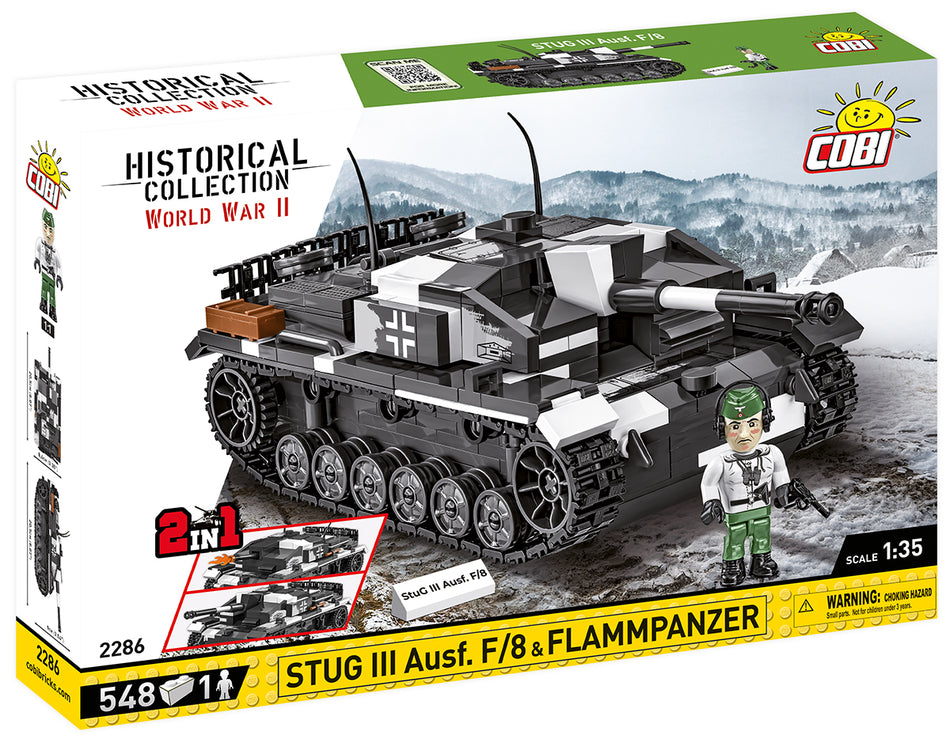 Cobi 536pcs HC WWII Stug III AUSF F/Flammpanz