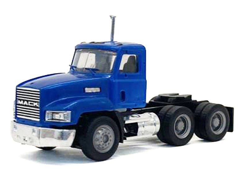 Mack 603 Short Day Cab Blue Metallic 1/87 (HO) Plastic Model Car by Promotex-Promotex-ModelCars.com