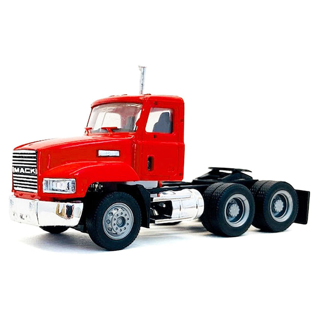 Mack 603 Short Day Cab Red 1/87 (HO) Plastic Model Car by Promotex-Promotex-ModelCars.com