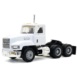 Mack 603 Short Day Cab White 1/87 (HO) Plastic Model Car by Promotex