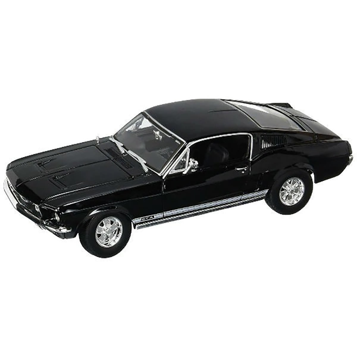 Black Mustang GT diecast model
