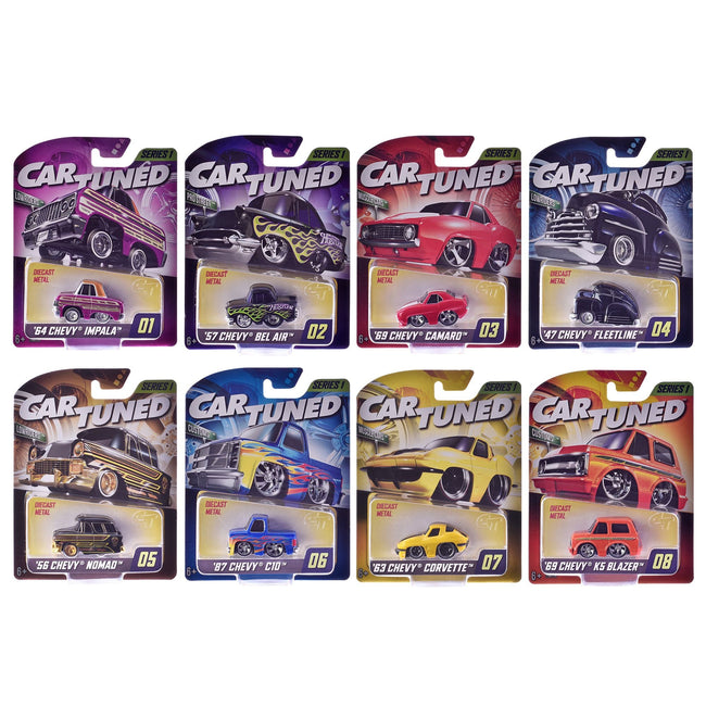 Mainline 2024 Series 1 Set of 8 Pieces Diecast Model Cars by CarTuned-Car Tuned-ModelCars.com