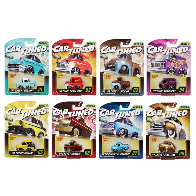 Mainline 2025 Series 4 Set of 8 Pieces Diecast Model Cars by CarTuned-Car Tuned-ModelCars.com