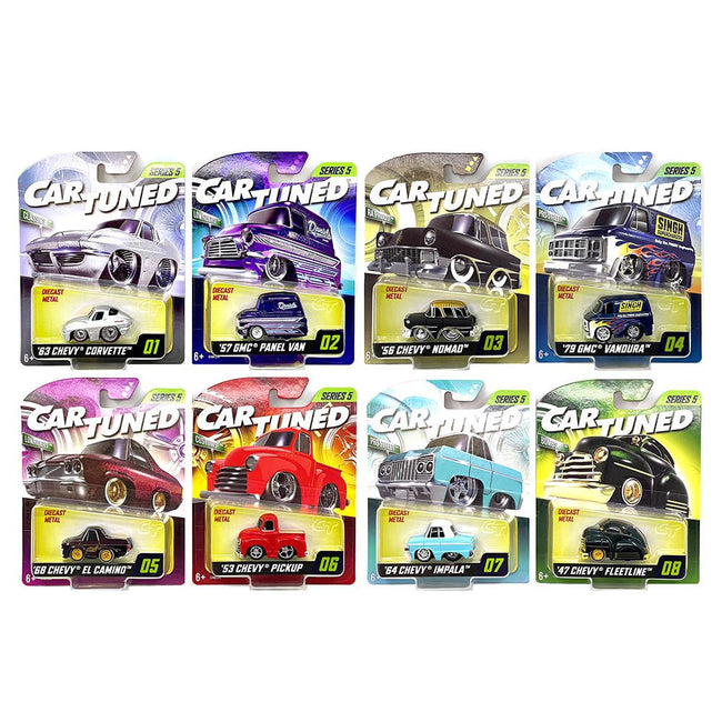 "Mainline" 2025 Series 5 Set of 8 Pieces Diecast Model Cars by CarTuned-Car Tuned-ModelCars.com