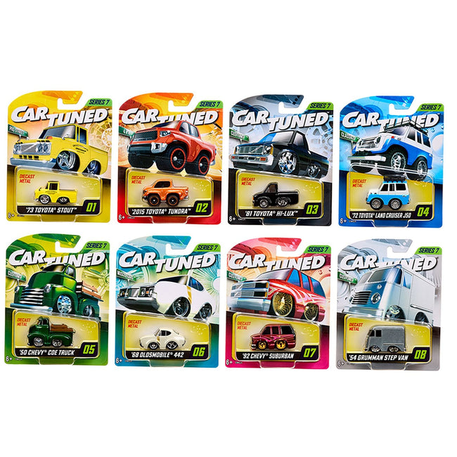 "Mainline" 2025 Series 7 Set of 8 Pieces Diecast Model Cars by CarTuned-Car Tuned-ModelCars.com
