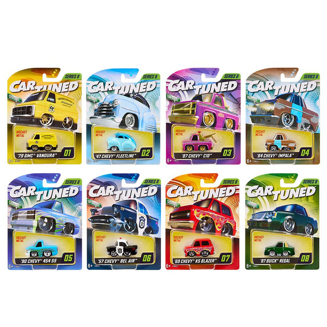 "Mainline" 2025 Series 8 Set of 8 Pieces Diecast Model Cars by CarTuned-Car Tuned-ModelCars.com