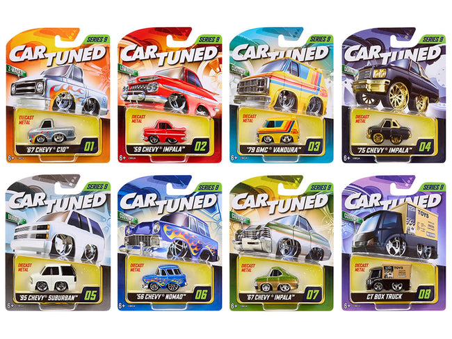 "Mainline" 2026 Series 9 Set of 8 Pieces Diecast Model Cars by CarTuned-Car Tuned-ModelCars.com