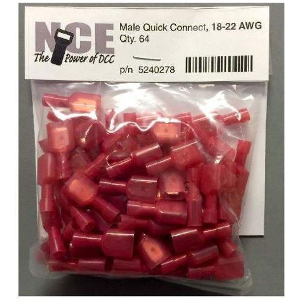 MALE QUICK CON RED 64PKG - NCE - ModelCars.com