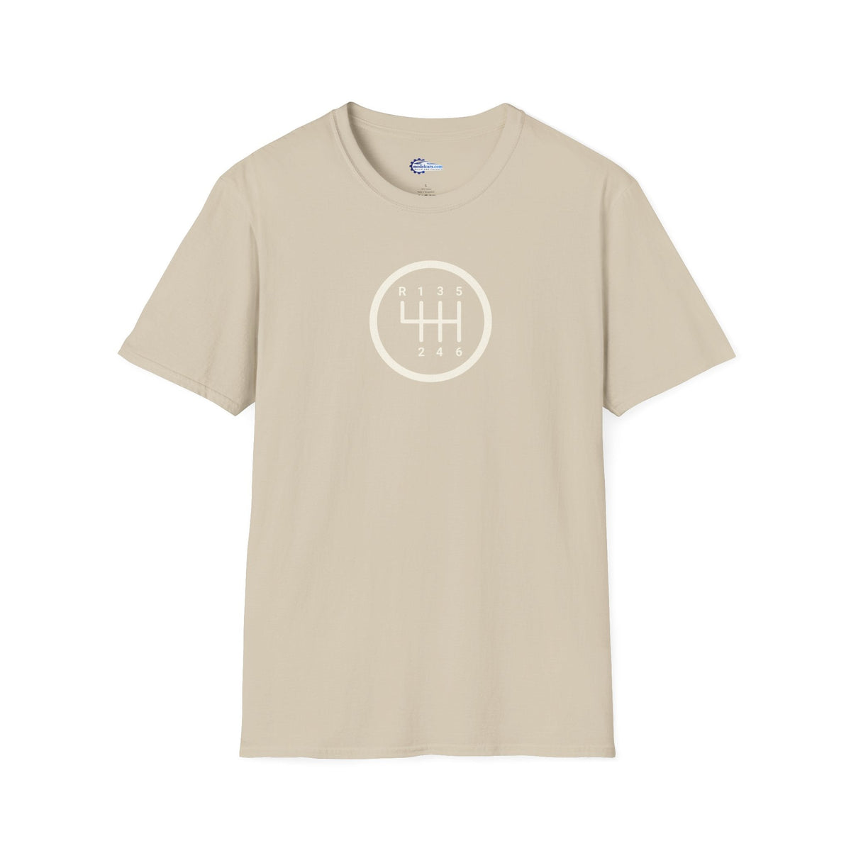 Manual 6-Speed Gear Box Vintage T-Shirt - Light Text Design + Graphic-Modelcars.com-ModelCars.com