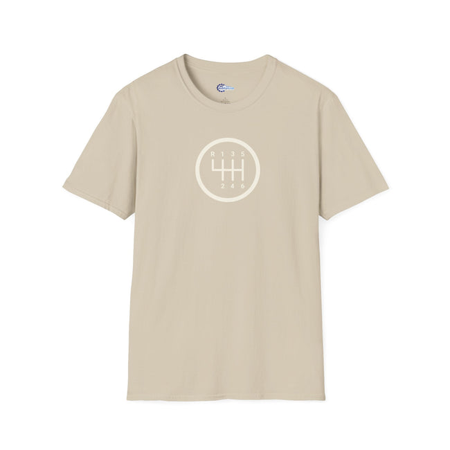 Manual 6-Speed Gear Box Vintage T-Shirt - Light Text Design + Graphic-Modelcars.com-ModelCars.com