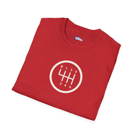Manual 6-Speed Gear Box Vintage T-Shirt - Light Text Design + Graphic-Modelcars.com-ModelCars.com
