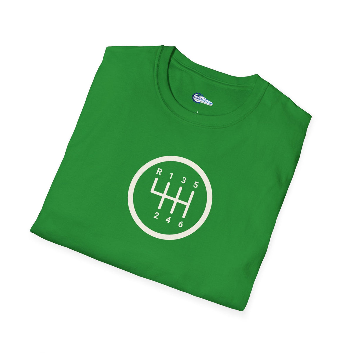 Manual 6-Speed Gear Box Vintage T-Shirt - Light Text Design + Graphic-Modelcars.com-ModelCars.com