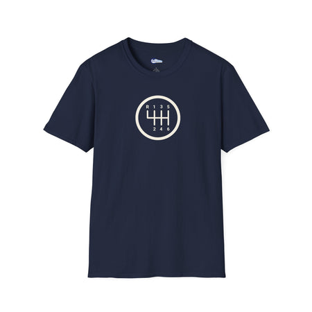 Manual 6-Speed Gear Box Vintage T-Shirt - Light Text Design + Graphic-Modelcars.com-ModelCars.com