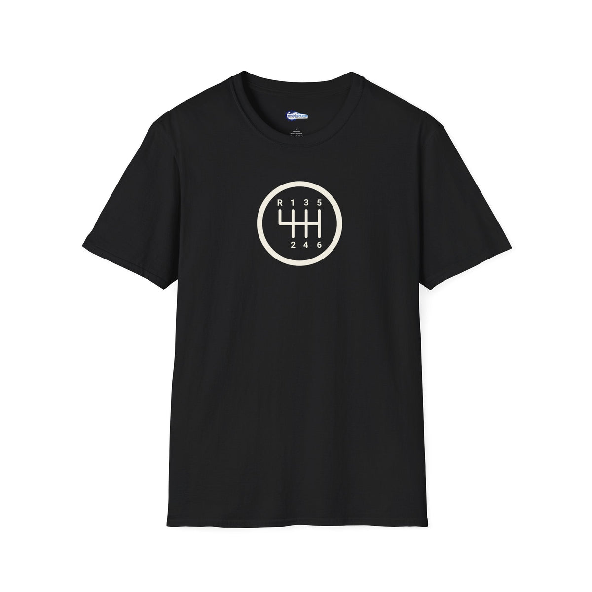 Manual 6-Speed Gear Box Vintage T-Shirt - Light Text Design + Graphic-Modelcars.com-ModelCars.com