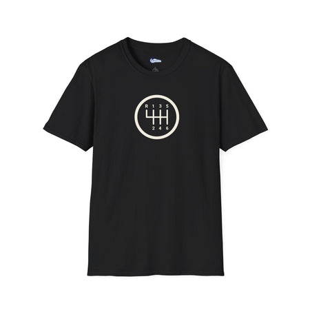 Manual 6-Speed Gear Box Vintage T-Shirt - Light Text Design + Graphic-Modelcars.com-ModelCars.com