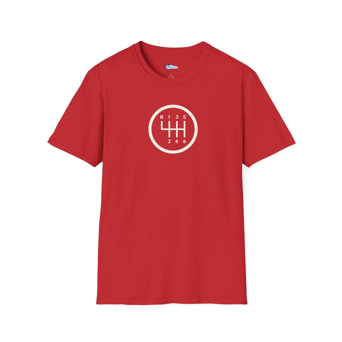 Manual 6-Speed Gear Box Vintage T-Shirt - Light Text Design + Graphic-Modelcars.com-ModelCars.com