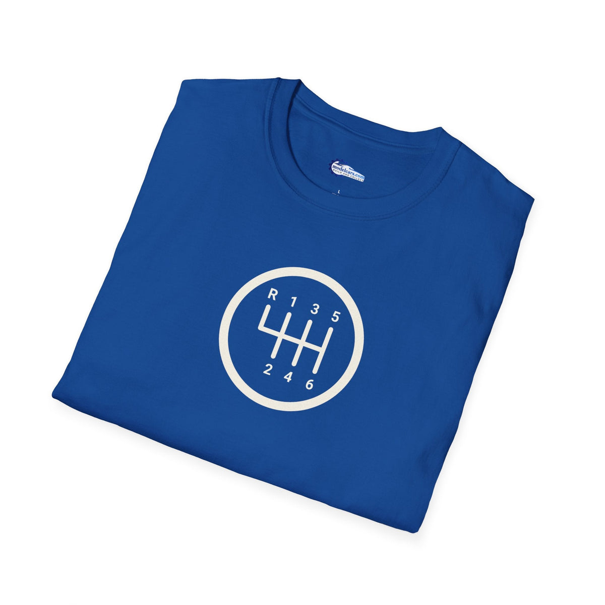 Manual 6-Speed Gear Box Vintage T-Shirt - Light Text Design + Graphic-Modelcars.com-ModelCars.com