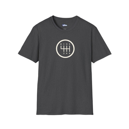 Manual 6-Speed Gear Box Vintage T-Shirt - Light Text Design + Graphic-Modelcars.com-ModelCars.com