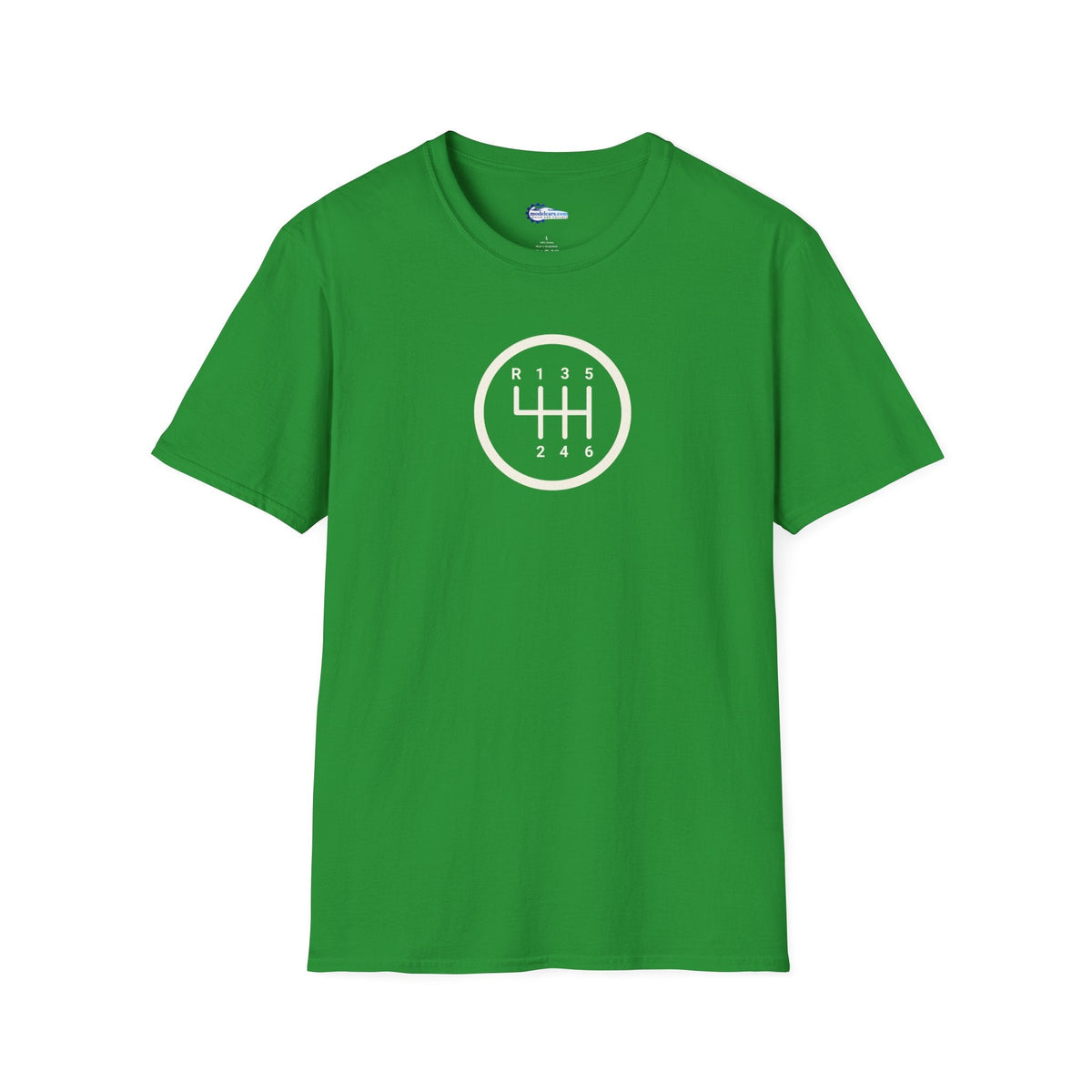 Manual 6-Speed Gear Box Vintage T-Shirt - Light Text Design + Graphic-Modelcars.com-ModelCars.com
