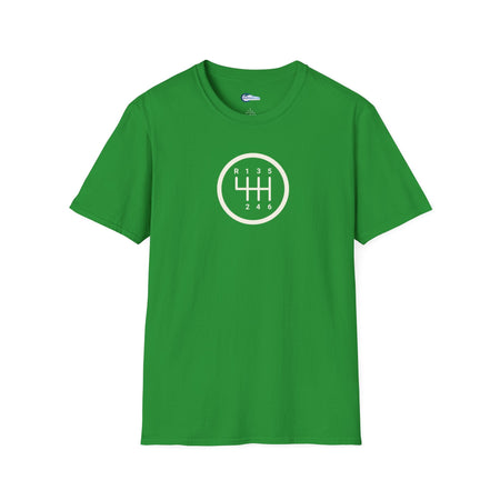Manual 6-Speed Gear Box Vintage T-Shirt - Light Text Design + Graphic-Modelcars.com-ModelCars.com