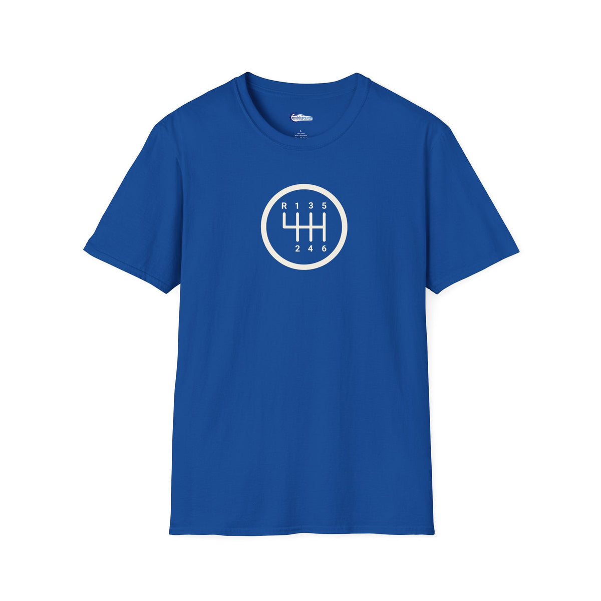 Manual 6-Speed Gear Box Vintage T-Shirt - Light Text Design + Graphic-Modelcars.com-ModelCars.com