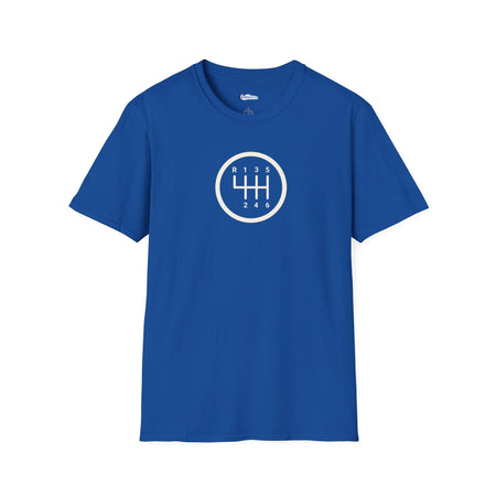 Manual 6-Speed Gear Box Vintage T-Shirt - Light Text Design + Graphic-Modelcars.com-ModelCars.com