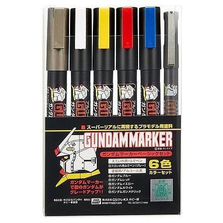 MARKER BASIC SET 6PK - Mr Hobby - ModelCars.com