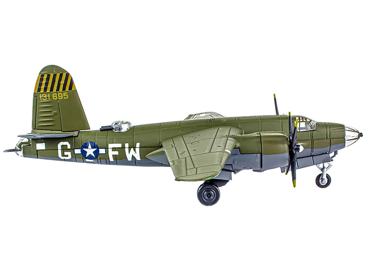 Martin B-26B Marauder Bomber Aircraft "QQQQ 556th Bomb Squadron 387th Bomb Group" United States Army Air Forces (1943) "Planes of World War II" Series 1/144 Diecast Model Airplane by Luppa-Luppa-ModelCars.com