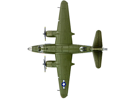 Martin B-26B Marauder Bomber Aircraft "QQQQ 556th Bomb Squadron 387th Bomb Group" United States Army Air Forces (1943) "Planes of World War II" Series 1/144 Diecast Model Airplane by Luppa-Luppa-ModelCars.com