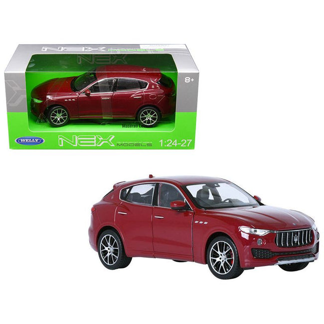 Maserati Levante Red 1/24 - 1/27 Diecast Model Car by Welly - Welly - ModelCars.com