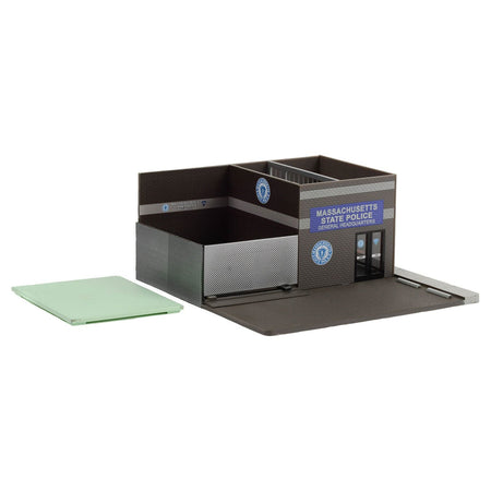 Massachusetts State Police General Headquarters Diorama "Hot Pursuit Central Command" "Mechanic's Corner" Series 10 for 1/64 Scale Models by Greenlight - Greenlight - ModelCars.com