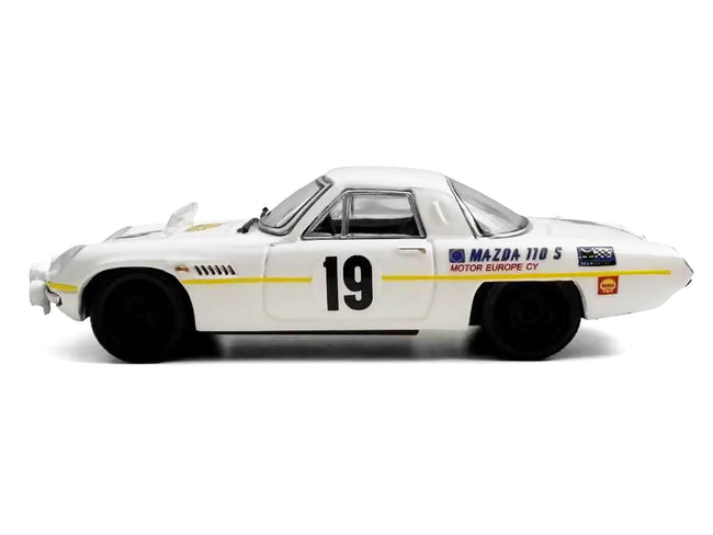 Mazda 110 S Cosmo Sports RHD (Right Hand Drive) #19 "Marathon de la Route" (1968) 1/64 Diecast Model Car by Model Model-Model Model-ModelCars.com