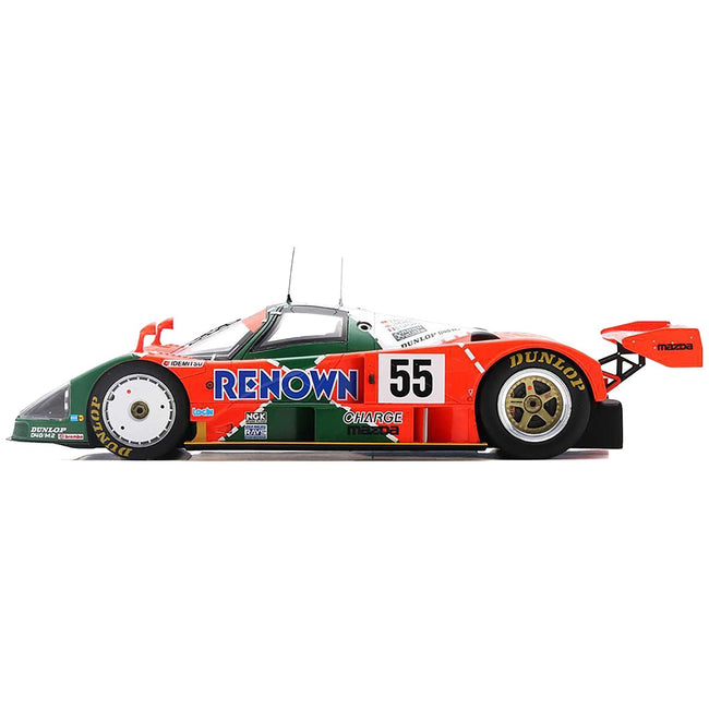 Mazda 787 B 55 Volker Weidler - Johnny Herbert - Bertrand Gachot Winner "24 Hours of Le Mans" (1991) with Acrylic Display Case 1/18 Model Car by Spark - Spark - ModelCars.com