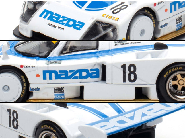 Mazda 787B #18 Stefan Johansson - David Kennedy - Maurizio Sandro Sala "Mazdaspeed" "24 Hours of Le Mans" (1991) 1/64 Diecast Model Car by BM Creations-BM Creations-ModelCars.com