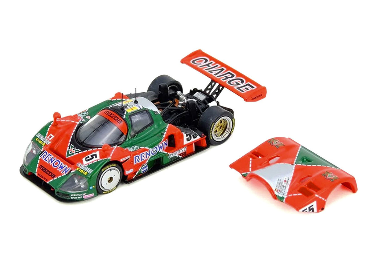 Mazda 787B 55 Johnny Herbert - Volker Weidler - Bertrand Gachot "Mazdaspeed" Winner "24 Hours of Le Mans" (1991) 1/64 Diecast Model Car by Inno Models-Inno Models-ModelCars.com