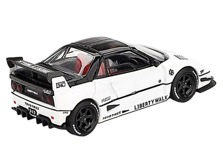 Mazda AZ-1 Liberty Walk LB40 RHD (Right Hand Drive) White with Black Top "2024 Tokyo Auto Salon" Limited Edition 1/64 Diecast Model Car by Mini GT-Mini GT-ModelCars.com