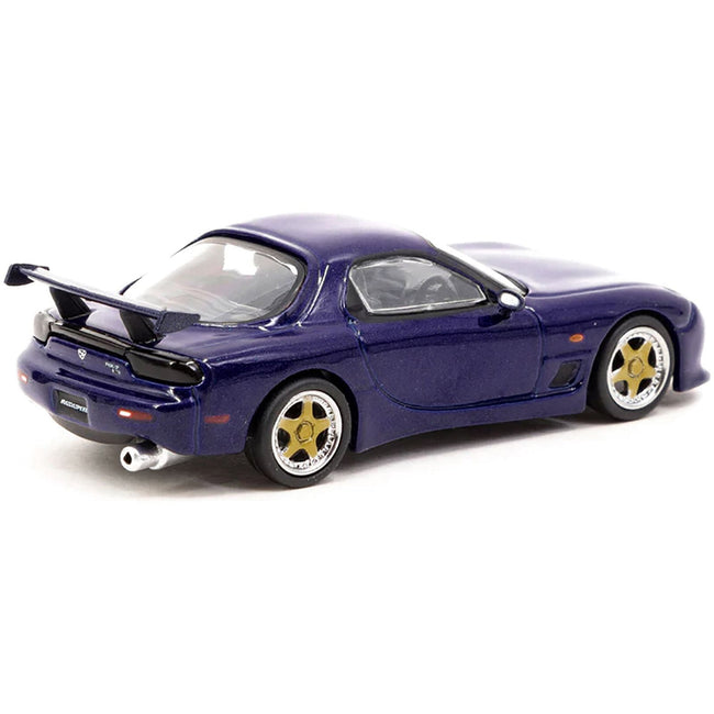 Mazda RX - 7 FD3S Mazdaspeed A - Spec RHD (Right Hand Drive) Innocent Blue Mica "Global64" Series 1/64 Diecast Model Car by Tarmac Works - Tarmac Works - ModelCars.com