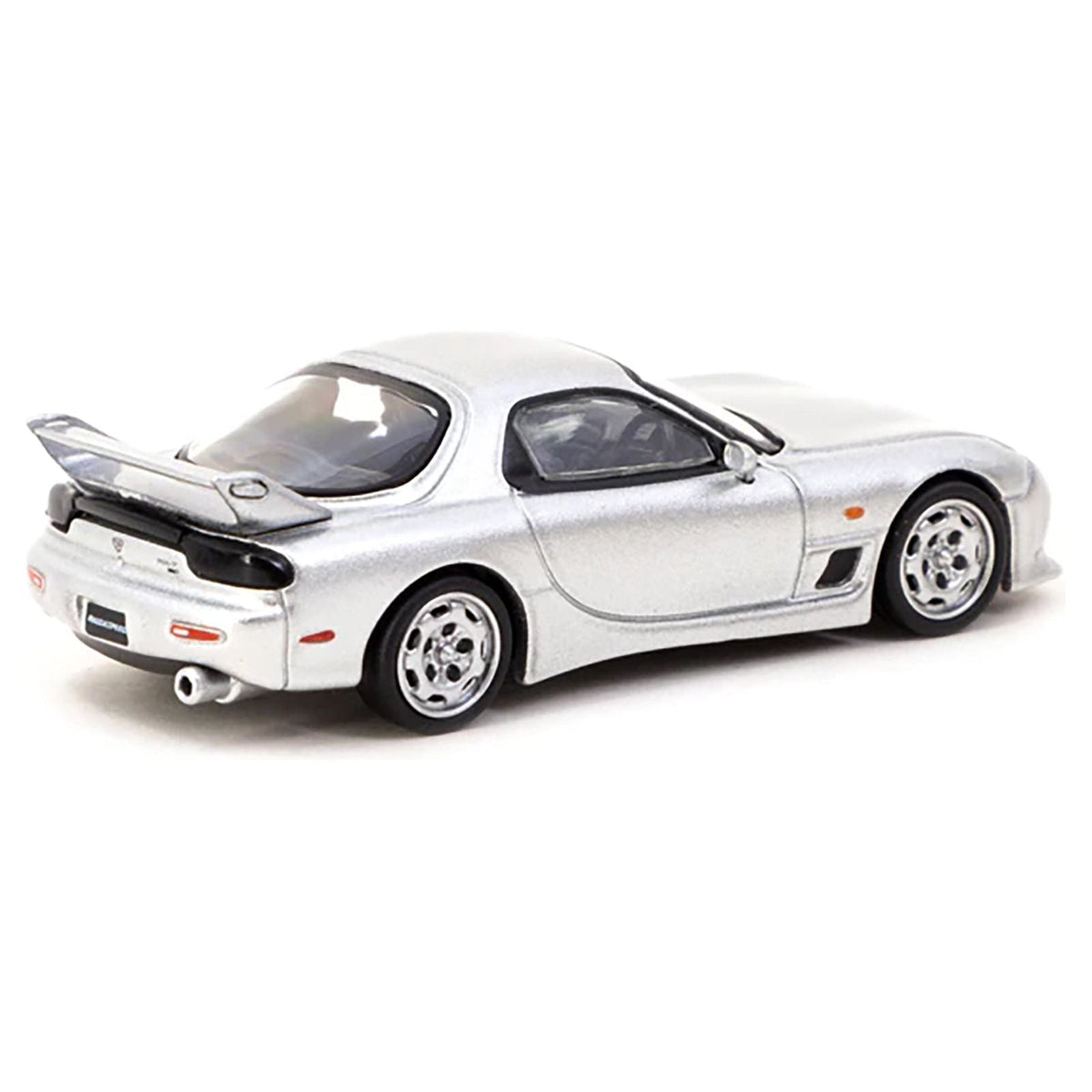 Mazbaspeed Rx7 Mazda RX-7 FD3S Mazdaspeed A-Spec RHD Silver Stone 1/64 Diecast Car